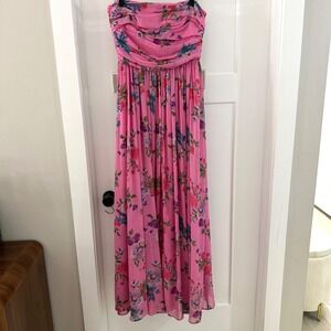 sau lee lucia square-neck satin maxi dress SAU LEE Lucia Square-Neck Satin Maxi Dress